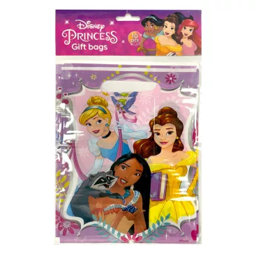   Disney Hercegnők Fun műanyag ajándéktasak, ajándékzacskó 10 db-os