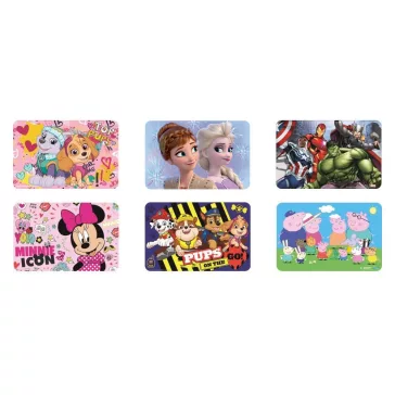   Disney, Bosszúállók, Mancs Őrjárat, Peppa malac Mix tányéralátét 43x28 cm