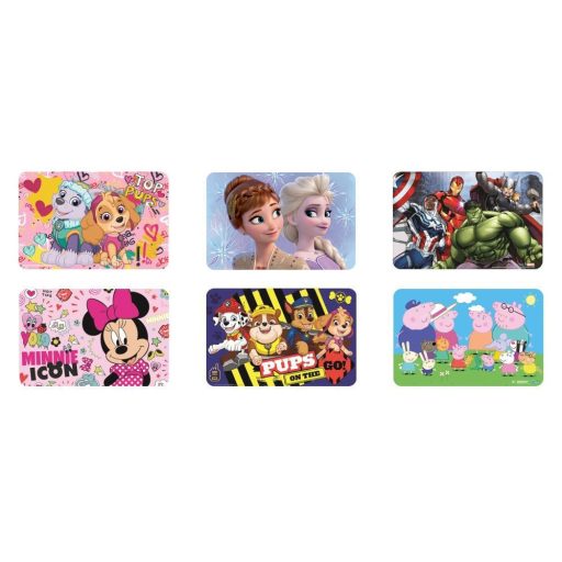 Disney, Bosszúállók, Mancs Őrjárat, Peppa malac Mix tányéralátét 43x28 cm