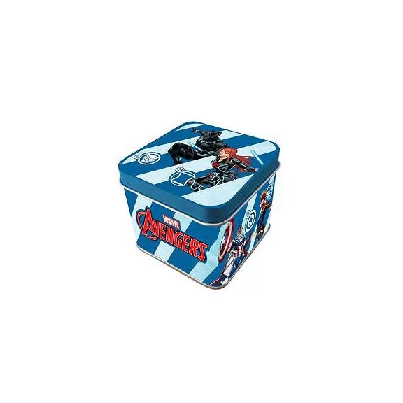 Bosszúállók Black mini fém doboz 7,5 cm