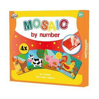 Állatos Farm habszivacs mozaikos kreatív szett
