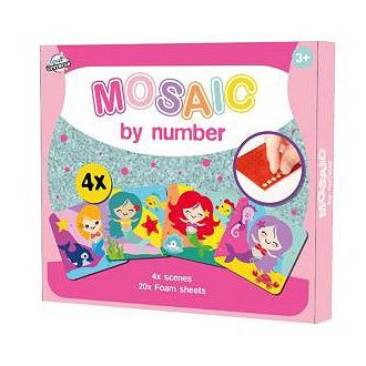 Sellő habszivacs mozaikos kreatív szett