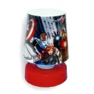 Bosszúállók Team mini asztali lámpa 11 cm Bosszúállók Team mini asztali lámpa 11 cm