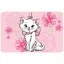Disney Marie Pink Flower tányéralátét 43x28 cm