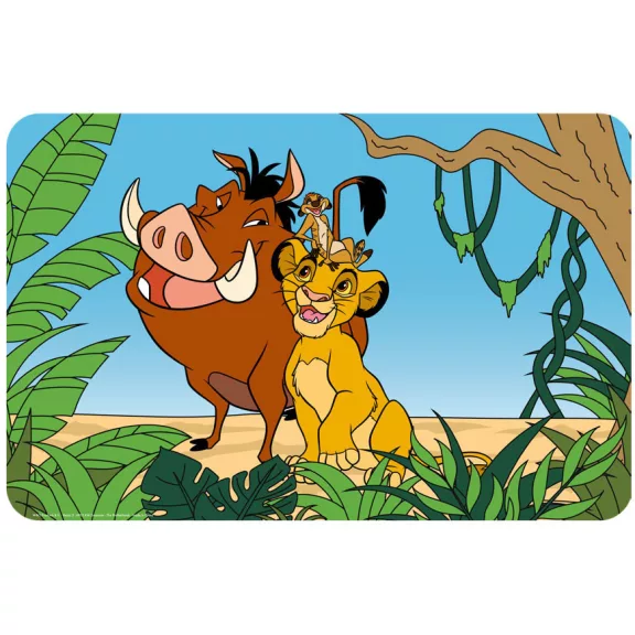 Disney Az Oroszlánkirály Hakuna Matata tányéralátét 43x28 cm Disney Az Oroszlánkirály Hakuna Matata tányéralátét 43x28 cm
