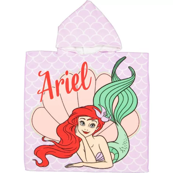 Disney Hercegnők Ariel strand törölköző poncsó 60x120 cm (Fast Dry) Disney Hercegnők Ariel strand törölköző poncsó 60x120 cm (Fast Dry)