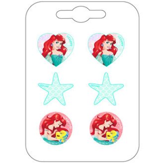 Disney Hercegnők, Ariel Star fülbevaló szett 3 pár