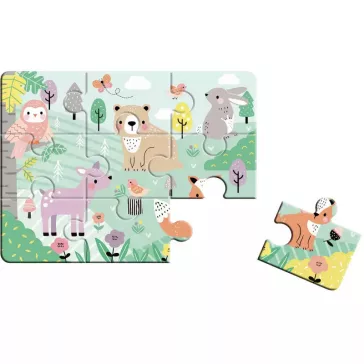 4 az 1-ben állatos puzzle kicsiknek Auzou