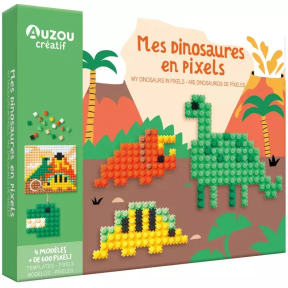 Pixel készítő készlet, Dinoszauruszok Auzou Pixel készítő készlet, Dinoszauruszok Auzou