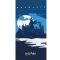 Harry Potter Hogwarts Blue fürdőlepedő, strand törölköző 70x140cm (Fast Dry)
