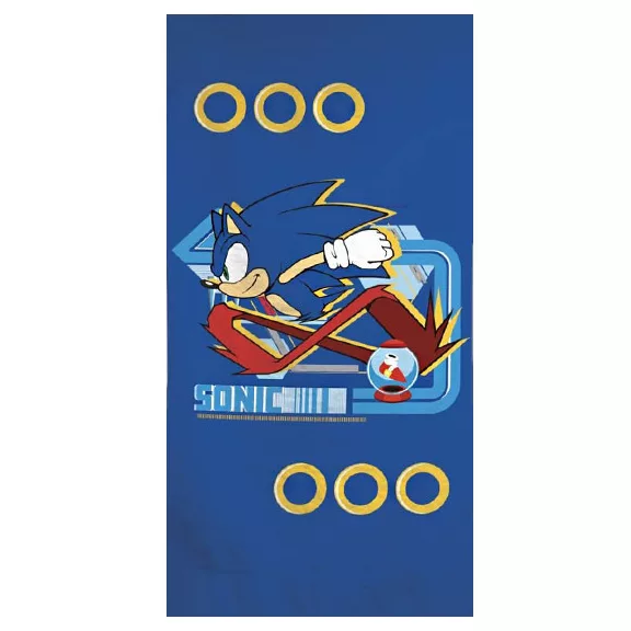 Sonic a sündisznó Ring fürdőlepedő, strand törölköző 70x140cm (Fast Dry) Sonic a sündisznó Ring fürdőlepedő, strand törölköző 70x140cm (Fast Dry)