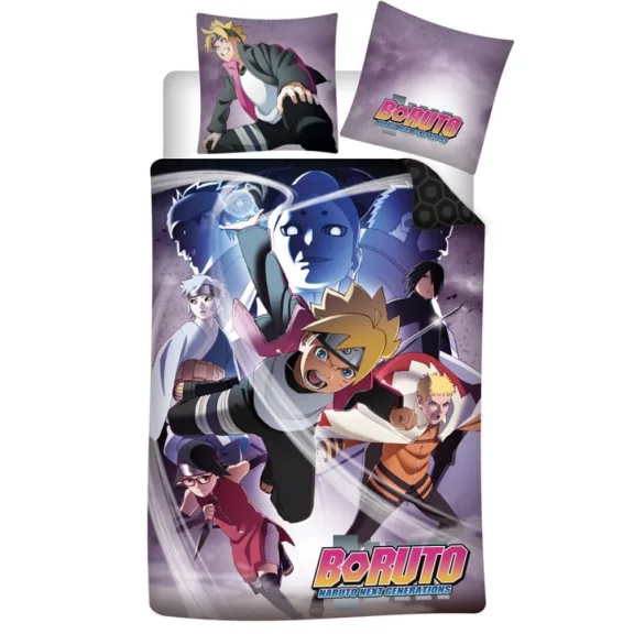 Boruto Rasengan's Power ágyneműhuzat 140×200cm, 65×65 cm Boruto Rasengan's Power ágyneműhuzat 140×200cm, 65×65 cm