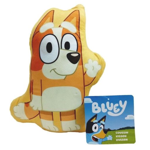 Bluey Bingo formapárna, díszpárna 21x31 cm