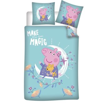   Peppa malac Magic ágyneműhuzat 140×200cm, 63×63 cm microfibre