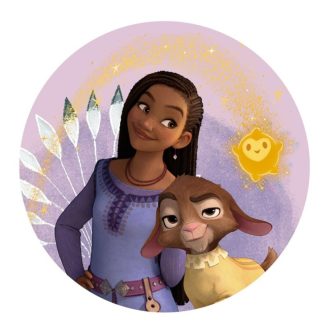   Disney Kívánság Hearts & Stars formapárna, díszpárna 34x34 cm