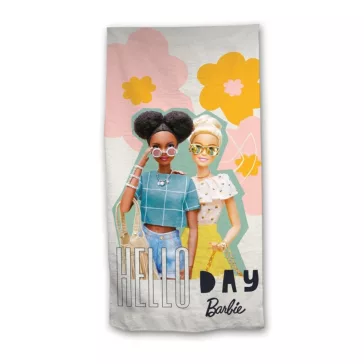   Barbie Hello fürdőlepedő, strand törölköző 70x140cm (Fast Dry)