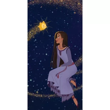   Disney Kívánság Asha fürdőlepedő, strand törölköző 70x140cm