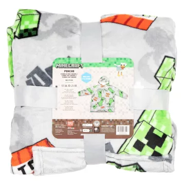   Minecraft Boom felnőtt belebújós plüss polár takaró, poncsó