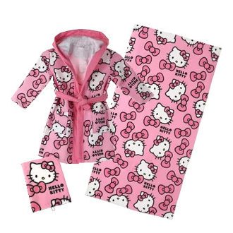 Hello Kitty fürdőszobai szett 3 - 4 év / 98 - 104 cm