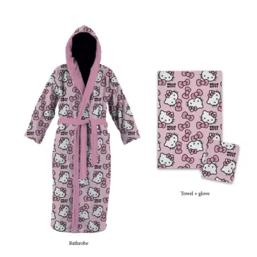 Hello Kitty Bow fürdőszobai szett 3 - 4 év / 98 - 104 cm