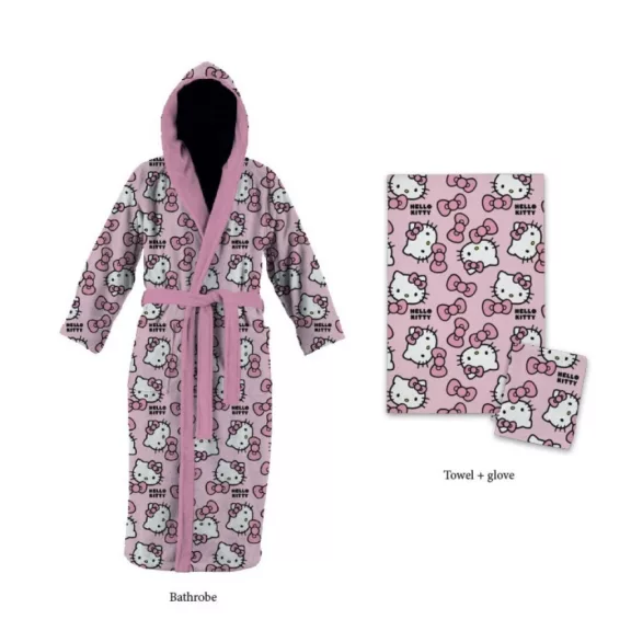 Hello Kitty Bow fürdőszobai szett 3 - 4 év / 98 - 104 cm