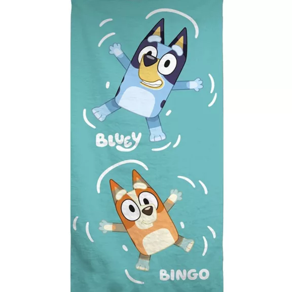 Bluey Playtime fürdőlepedő, strand törölköző 70x140cm (Fast Dry) Bluey Playtime fürdőlepedő, strand törölköző 70x140cm (Fast Dry)