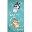 Bluey Playtime fürdőlepedő, strand törölköző 70x140cm (Fast Dry)