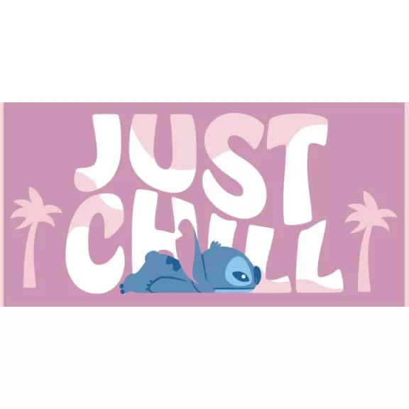 Disney Lilo és Stitch, A csillagkutya Just Chill fürdőlepedő, strand törölköző 70x140cm (Fast Dry) Disney Lilo és Stitch, A csillagkutya Just Chill fürdőlepedő, strand törölköző 70x140cm (Fast Dry)