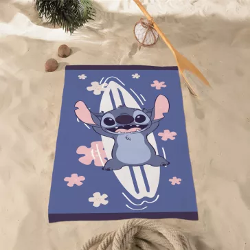   Disney Lilo és Stitch, A csillagkutya Ocean fürdőlepedő, strand törölköző 70x140cm (Fast Dry)