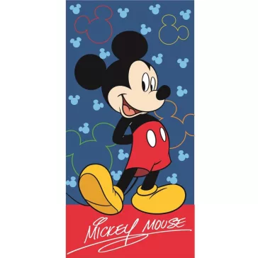   Disney Mickey Iconic fürdőlepedő, strand törölköző 70x140cm (Fast Dry)