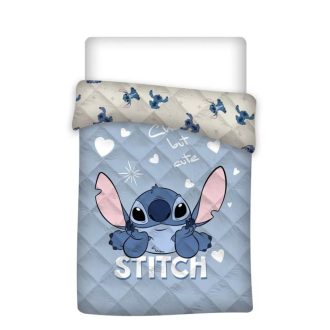   Disney Lilo és Stitch, A csillagkutya steppelt ágytakaró, paplan 140x200cm