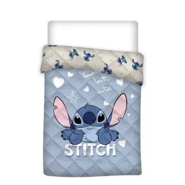   Disney Lilo és Stitch, A csillagkutya Cute Blue steppelt ágytakaró, paplan 140x200cm