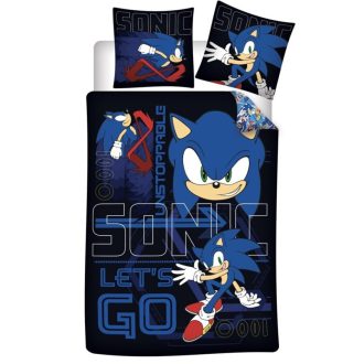   Sonic a sündisznó Unstoppable Dark ágyneműhuzat 140×200cm, 65×65 cm