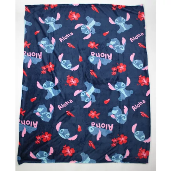 Disney Lilo és Stitch, A csillagkutya Aloha flanel takaró 110x150cm Disney Lilo és Stitch, A csillagkutya Aloha flanel takaró 110x150cm