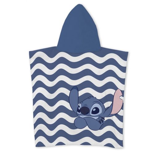 Disney Lilo és Stitch, A csillagkutya Relax strand törölköző poncsó 55x110 cm (Fast Dry)