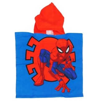   Pókember Super Crawler strand törölköző poncsó 55x110 cm (Fast Dry)