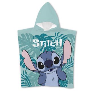   Disney Lilo és Stitch, A csillagkutya Leaf strand törölköző poncsó 55x110 cm (Fast Dry)