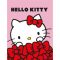 Hello Kitty Bows flanel polár takaró 130x160cm