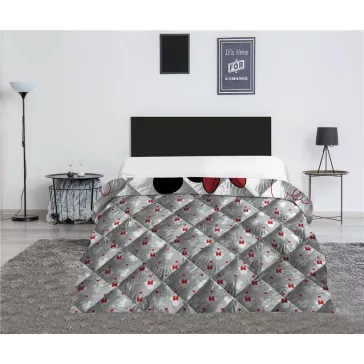   Disney Minnie Mickey Love steppelt ágytakaró, paplan 240x220cm