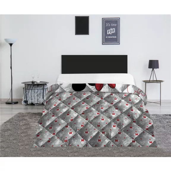 Disney Minnie Mickey Love steppelt ágytakaró, paplan 240x220cm
