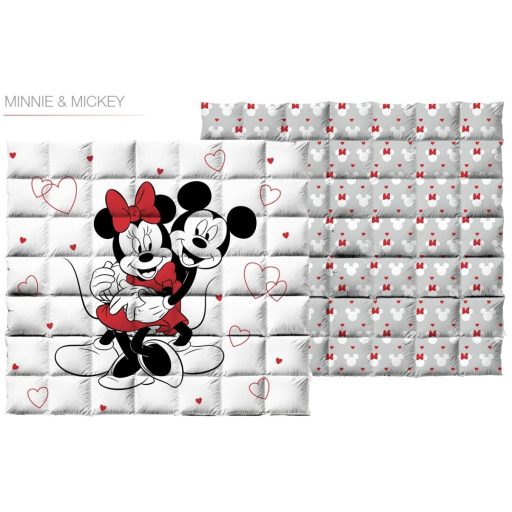Disney Minnie Mickey Love steppelt ágytakaró, paplan 240x220cm