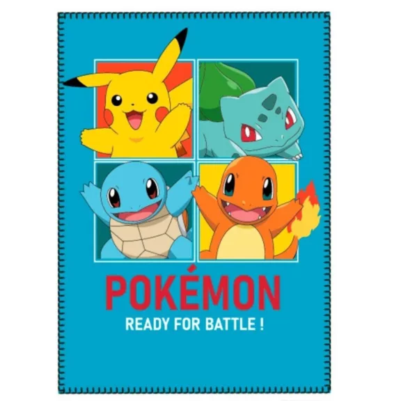Pokémon Blue polár takaró 100x140 cm Pokémon Blue polár takaró 100x140 cm