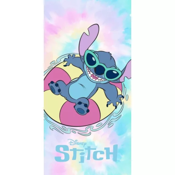 Disney Lilo és Stitch, A csillagkutya Rainbow Waves fürdőlepedő, strand törölköző 70x140cm (Fast Dry) Disney Lilo és Stitch, A csillagkutya Rainbow Waves fürdőlepedő, strand törölköző 70x140cm (Fast Dry)