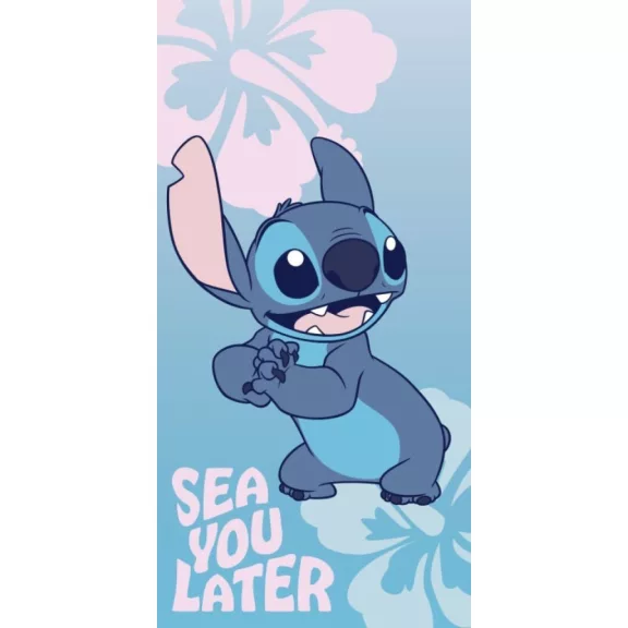 Disney Lilo és Stitch, A csillagkutya Sea You Later fürdőlepedő, strand törölköző 70x140cm (Fast Dry) Disney Lilo és Stitch, A csillagkutya Sea You Later fürdőlepedő, strand törölköző 70x140cm (Fast Dry)