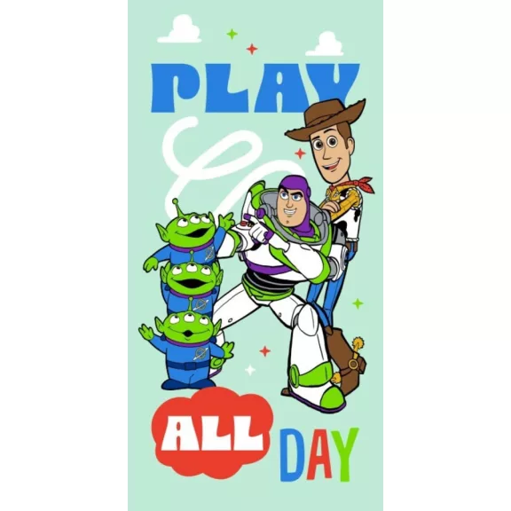 Disney Játékháború All Day fürdőlepedő, strand törölköző 70x140cm (Fast Dry) Disney Játékháború All Day fürdőlepedő, strand törölköző 70x140cm (Fast Dry)