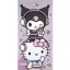 Hello Kitty Best Friend fürdőlepedő, strand törölköző 70x140cm (Fast Dry)