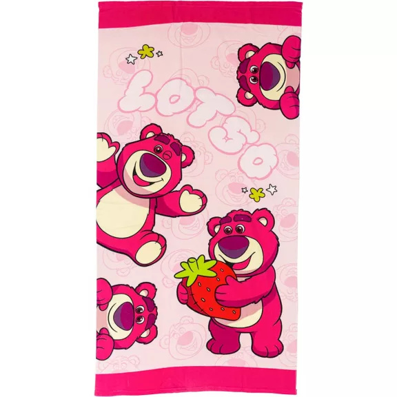 Disney Játékháború Lotso fürdőlepedő, strand törölköző 70x140cm (Fast Dry) Disney Játékháború Lotso fürdőlepedő, strand törölköző 70x140cm (Fast Dry)