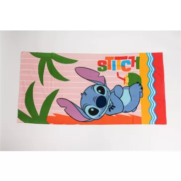   Disney Lilo és Stitch, A csillagkutya Summer Relax fürdőlepedő, strand törölköző 70x140cm (Fast Dry)