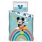 Disney Mickey Happy ágyneműhuzat 140×200cm, 63×63 cm microfibre