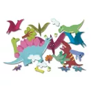 Újrahasználható matricázó készlet, Dinoszauruszok Auzou Újrahasználható matricázó készlet, Dinoszauruszok Auzou